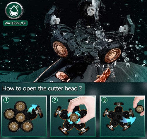 Head Shaver For Men - Electric Bald Head Shaver 5-in-1 - HairMoment™