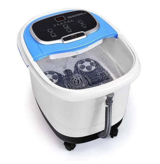 Foot Spa Bath Massager with Heat, Adjustable Water Jets, Motorized Shiatsu Massage Balls & 2 Maize Rollers - HairMoment™
