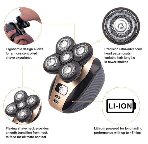 Head Shaver For Men - Electric Bald Head Shaver 5-in-1 - HairMoment™