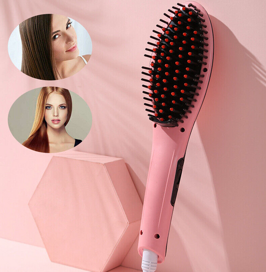 2-in-1 Electric Hair Straightener Brush - HairMoment™
