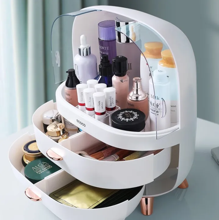 Modern Makeup Storage Box With Drawer - HairMomentā¢