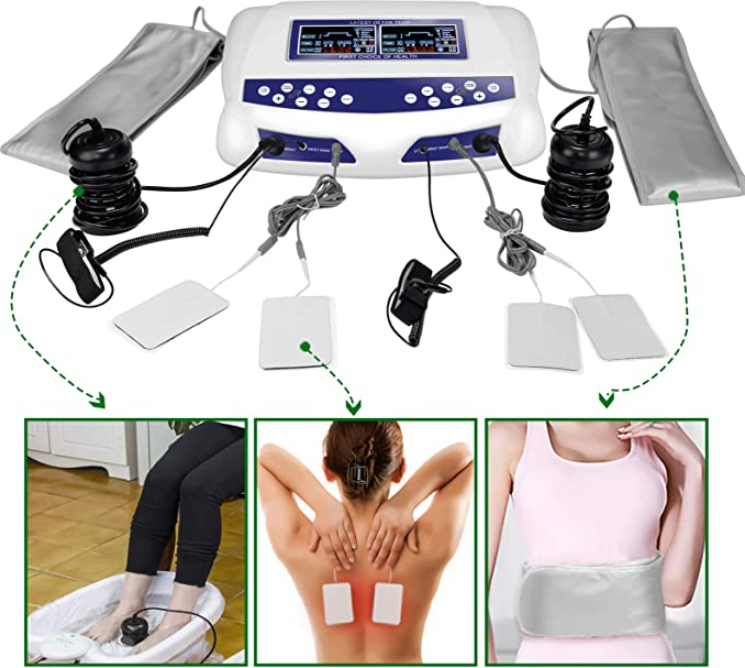 Ionic Detox Foot Spa Machine 8-Mode LCD Dual System Kit - HairMomentā¢
