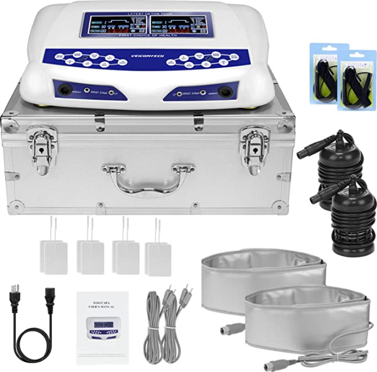Ionic Detox Foot Spa Machine 8-Mode LCD Dual System Kit - HairMomentā¢