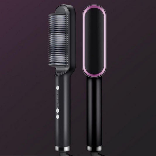 2 in 1 Straight Hair Comb Anti-Scalding Anion Hair Straightener and Curling Iron - HairMoment™