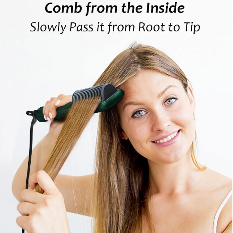 Hair Straightener Brush -2 in 1 - HairMoment™