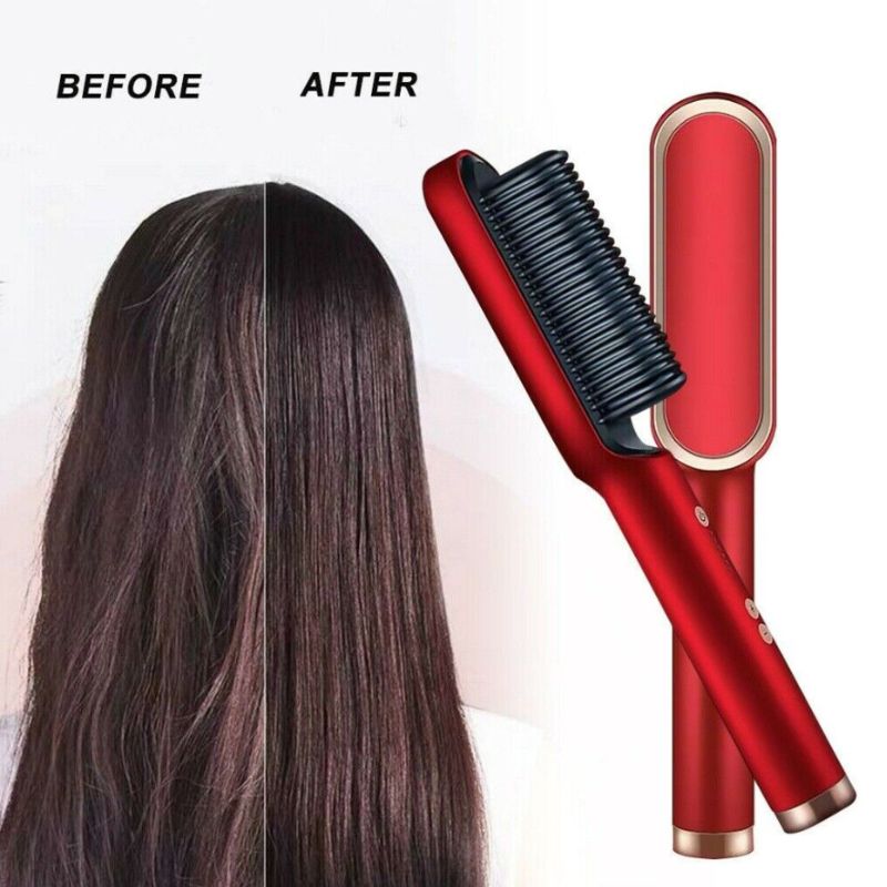 Hair Straightener Brush -2 in 1 - HairMoment™