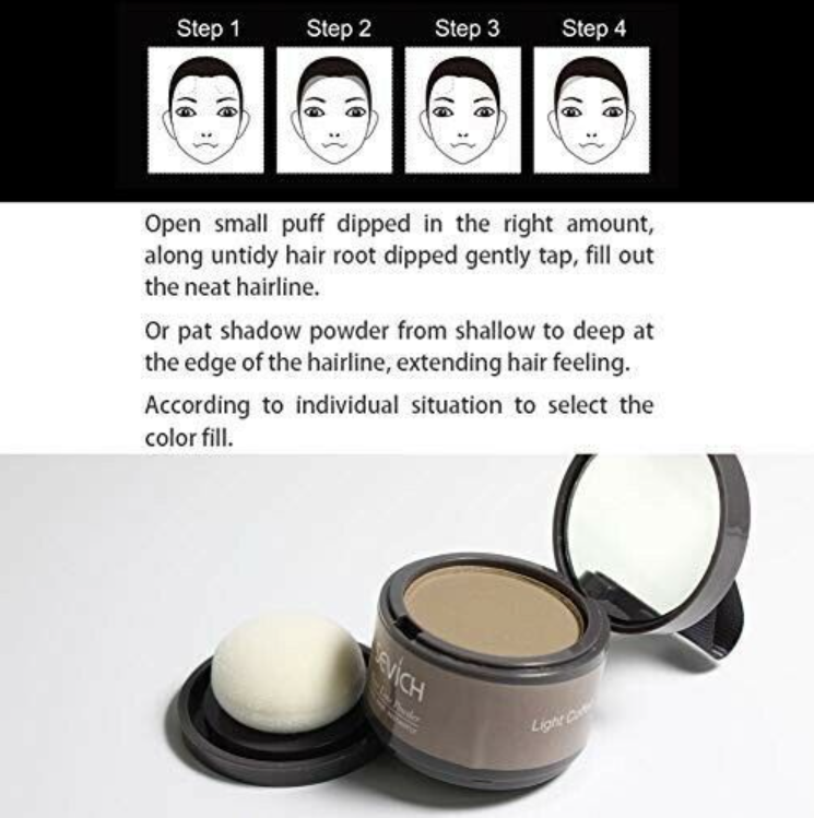 Sevich Waterproof Hair Line Powder Hairline Cover Up Powder Hair Shadow - HairMoment™