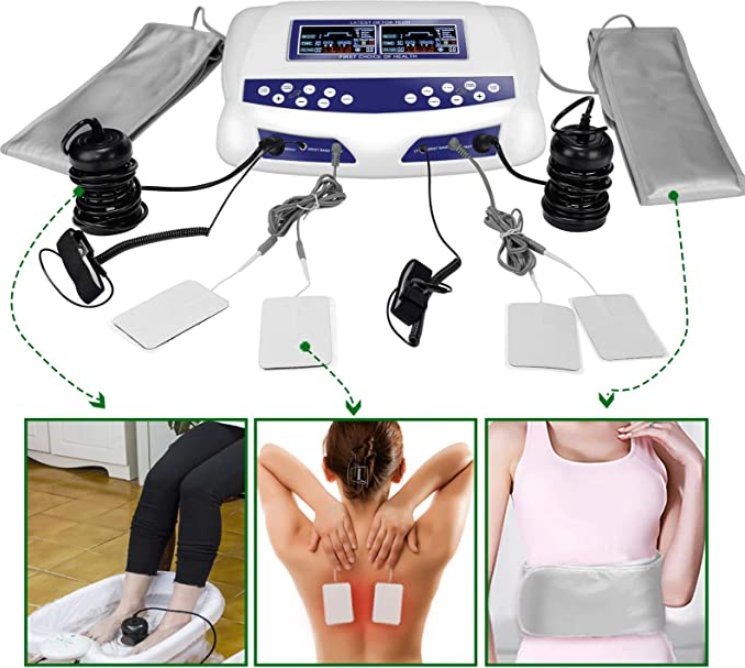 Ionic Detox Foot Spa Machine 8-Mode LCD Dual System Kit - HairMoment™