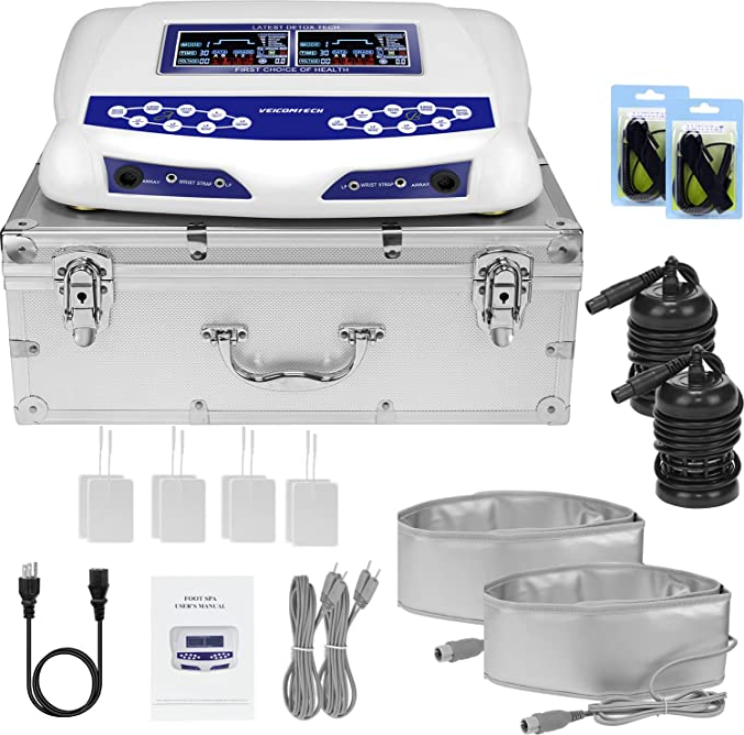 Ionic Detox Foot Spa Machine 8-Mode LCD Dual System Kit - HairMoment™