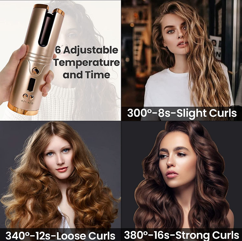 Unbound Cordless Multifunctional Automatic Hair Curler - HairMoment™