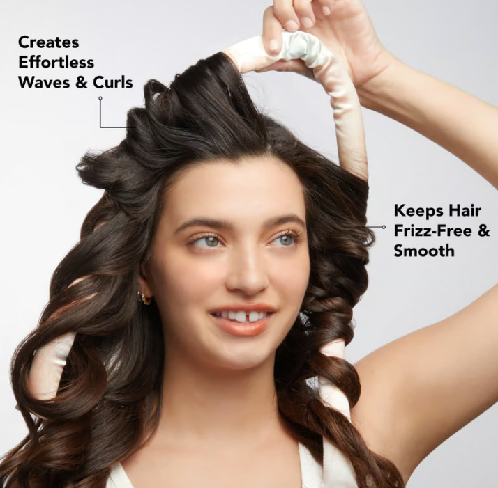 Heatless Curler Bundle | 100% Mulberry Silk | Includes Extra Scrunchies & Hair Claw - HairMoment™